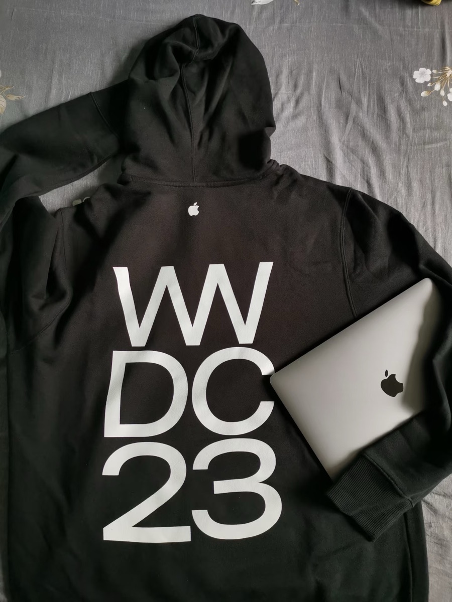 Exclusive WWDC23 winner hoodie