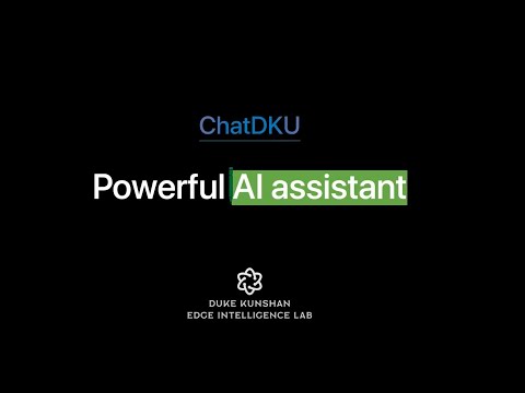 ChatDKU RAG-agent demo